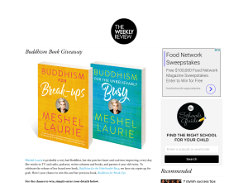 Win 1 of 6 copies of Meshel Laurie's Buddhism book packs