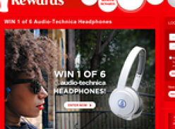 Win 1 of 6 pairs of Audio-Technica headphones!