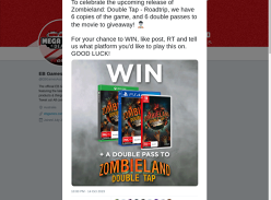 Win 1 of 6 Zombieland: Double Tap - Roadtrip Prize Packs
