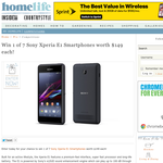Win 1 of 7 Sony Xperia E1 smartphones!