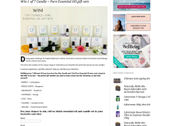 Win 1 of 7 Soy Wax Candle and Pure Essential Oil Gift Sets
