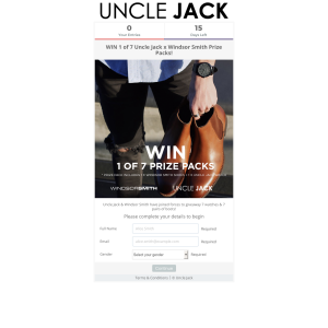 Win 1 of 7 Uncle Jack x Windsor Smith Prize Packs