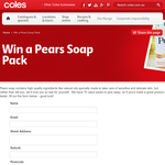 Win 1 of 70 Pears soap packs!