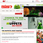 Win 1 of 75 family passes to see Disney's 'The Muppets Most Wanted'!