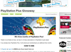 Win 1 of 8, 90 day subscriptions to PlayStation Plus to give away!