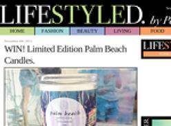 Win 1 of 8 limited edition 'Palm Beach' candle prize packs!