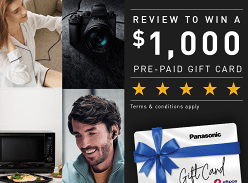 Win 1 of 9 $1,000 Prepaid Gift Cards