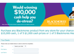 Win $10,000 cash & more!