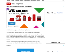 Win $10,000 Worth of Smeg Appliances