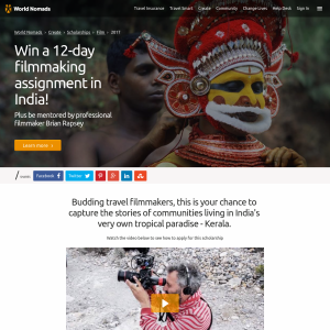 Win 12-day filmmaking assignment in India