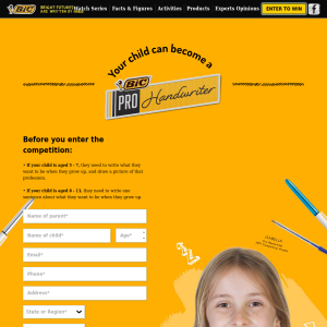 Win $1800 in cash to go towards tuition and $200 RRP worth of BIC stationery