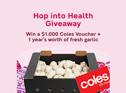 Win $1K Coles Voucher Plus a Year's Supply of Garlic