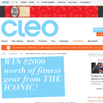 Win $2,000 fitness gear from 'The Iconic'!