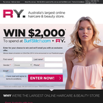 Win $2,000 to spend on SurfStitch.com + RY!