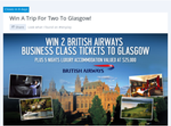 Win 2 British Airways Business Class tickets to Glasgow!