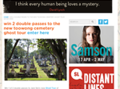 Win 2 double passes to the new toowong cemetery ghost tour