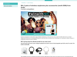Win 2 pairs of wireless earphones plus accessories