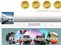Win 2 return economy class tickets with Cathay Pacific!