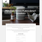 Win 2 SONOS Play:1 Smart Speakers!