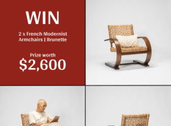 Win 2 X French Modernist Armchairs