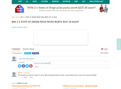 WIN 2 x State of Origin prize packs