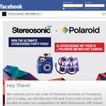 Win 2 x VIP tickets to Stereosonic & a Polaroid camera with film!