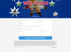 Win $2000 Cash to Spend
