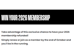 Win your 2026 Membership