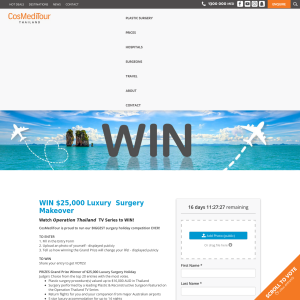 Win $25,000 Luxury  Surgery Makeover