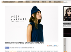 Win $250 to spend on Vege Threads!