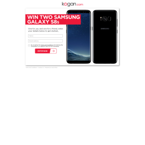 Win 2x Samsung Galaxy S8 smartphones!