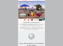 Win $3,000+ Of Camping Gear