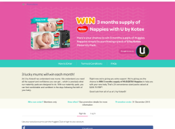 WIN 3 months supply of HUGGIES® Nappies