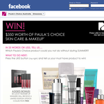 Win $350 worth of 'Paula's Choice' skincare & makeup!