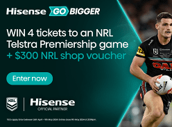 Win 4 Tickets to NRL Magic Round Game of Choice & $300 NRL Shop Voucher