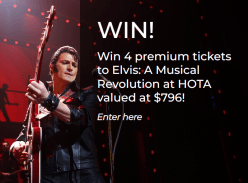 Win 4 Tickets to see Elvis: A Musical Revolution on the Gold Coast