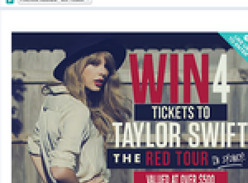 Win 4 tickets to Taylor Swift 'The Red Tour' in Sydney!