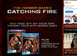 Win $5,000 cash or 1 of 25 copies of 'The Hunger Games: Catching Fire' on DVD!