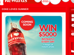Win $5,000 instantly every day + HEAPS of instant prizes!