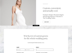 Win $5,000 worth of custom gowns for your wedding party!