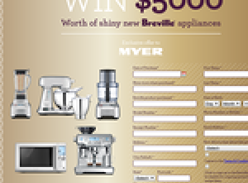 Win $5,000 worth of shiny new Breville appliances!