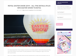 Win 5 x 4-ticket bundles to the Sydney Royal Easter Show