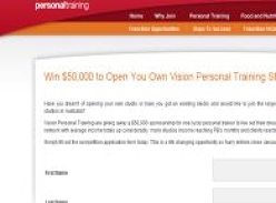 Win $50,000 to open your own 'Vision' personal training studio!