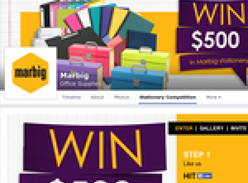 Win $500 in Marbig stationery!