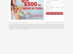 Win $500 to spend at Coles!