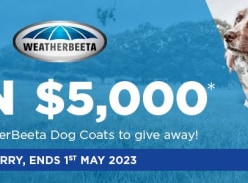 Win $5000 or 1 of 50 Dog Coats