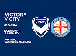 Win 6 Tickets to a Melbourne Victory Football Club Home Game