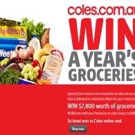 Win $7,800 worth of groceries!
