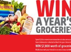 Win $7,800 worth of groceries!