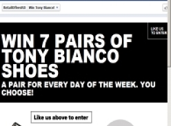 Win 7 pairs of Tony Bianco shoes!